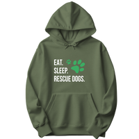 Eat. Sleep. Rescue Dogs. Hoodie
