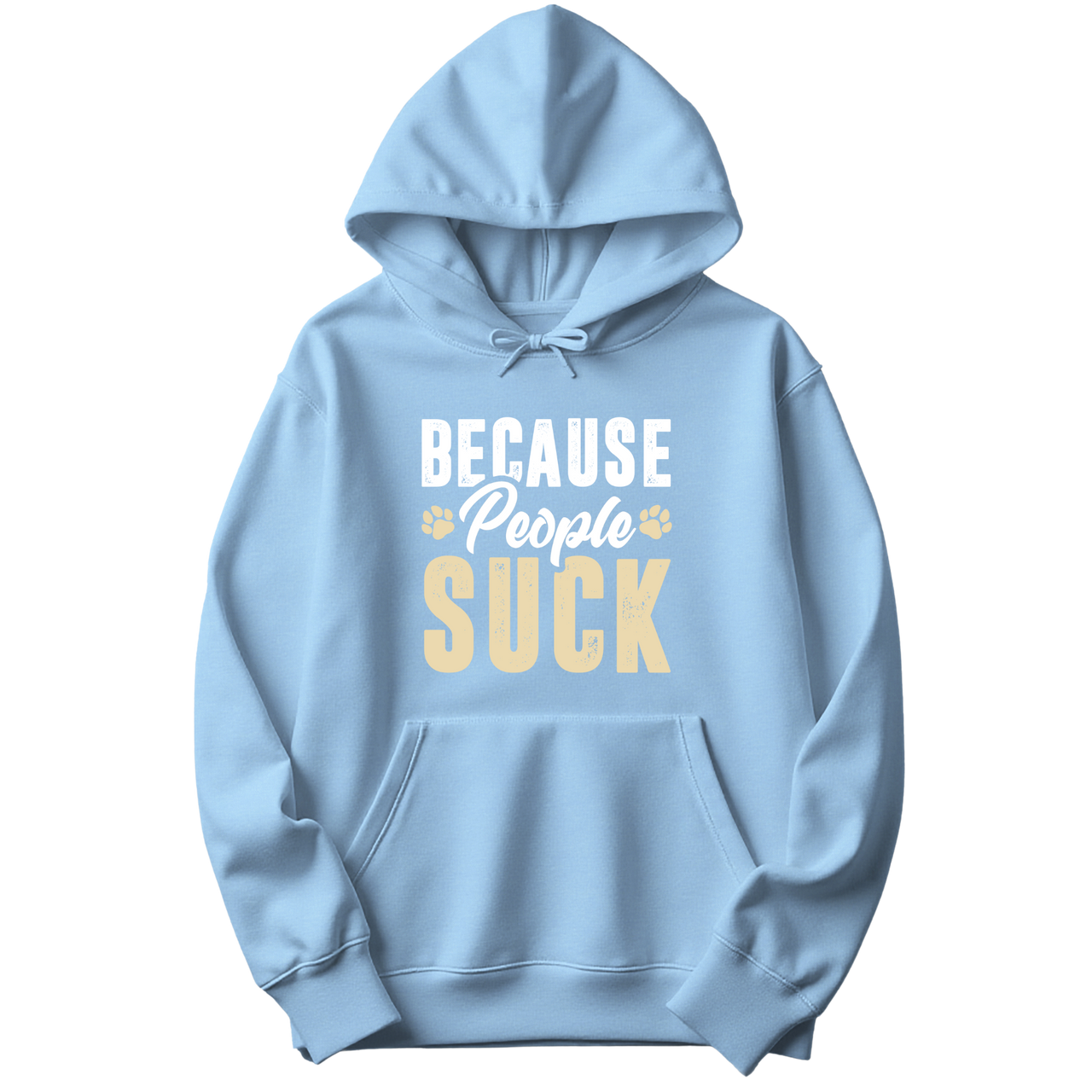 Dogs Over People Paw Print Hoodie