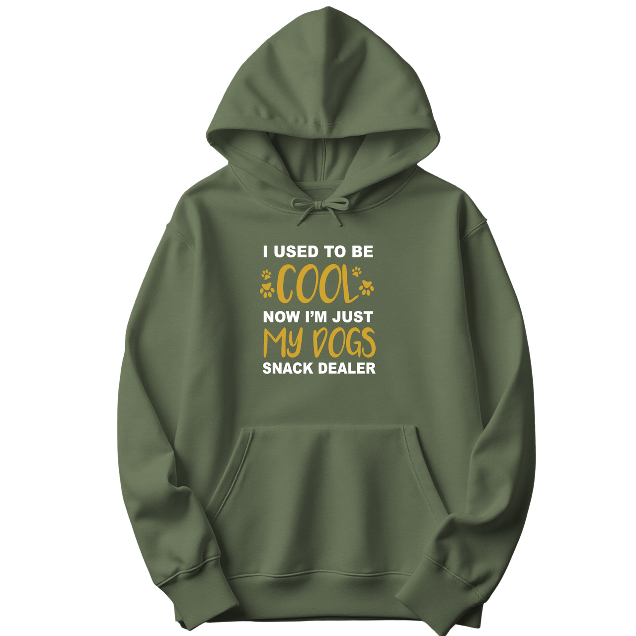 I Used To Be Cool Now I'm Just My Dogs Snack Dealer Hoodie