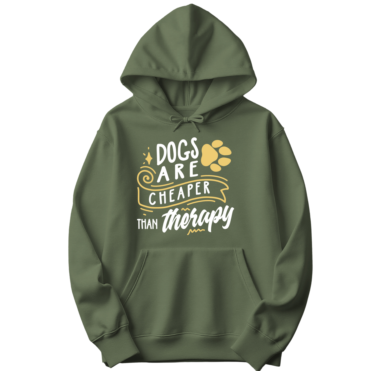 Dogs Are Cheaper Than Therapy Hoodie
