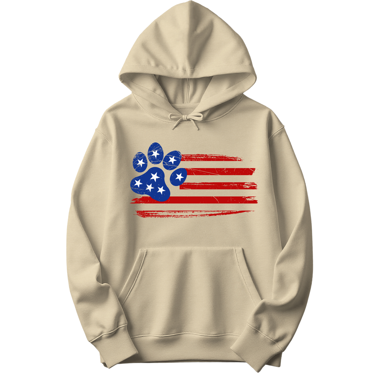 Paws Stars And Stripes Hoodie