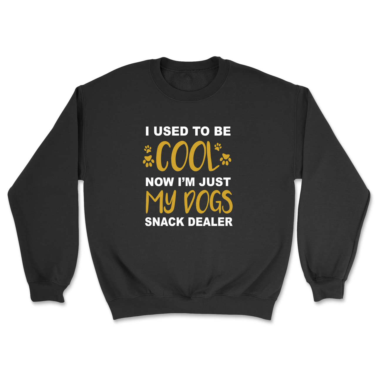 I Used To Be Cool Now I'm Just My Dogs Snack Dealer Sweatshirt