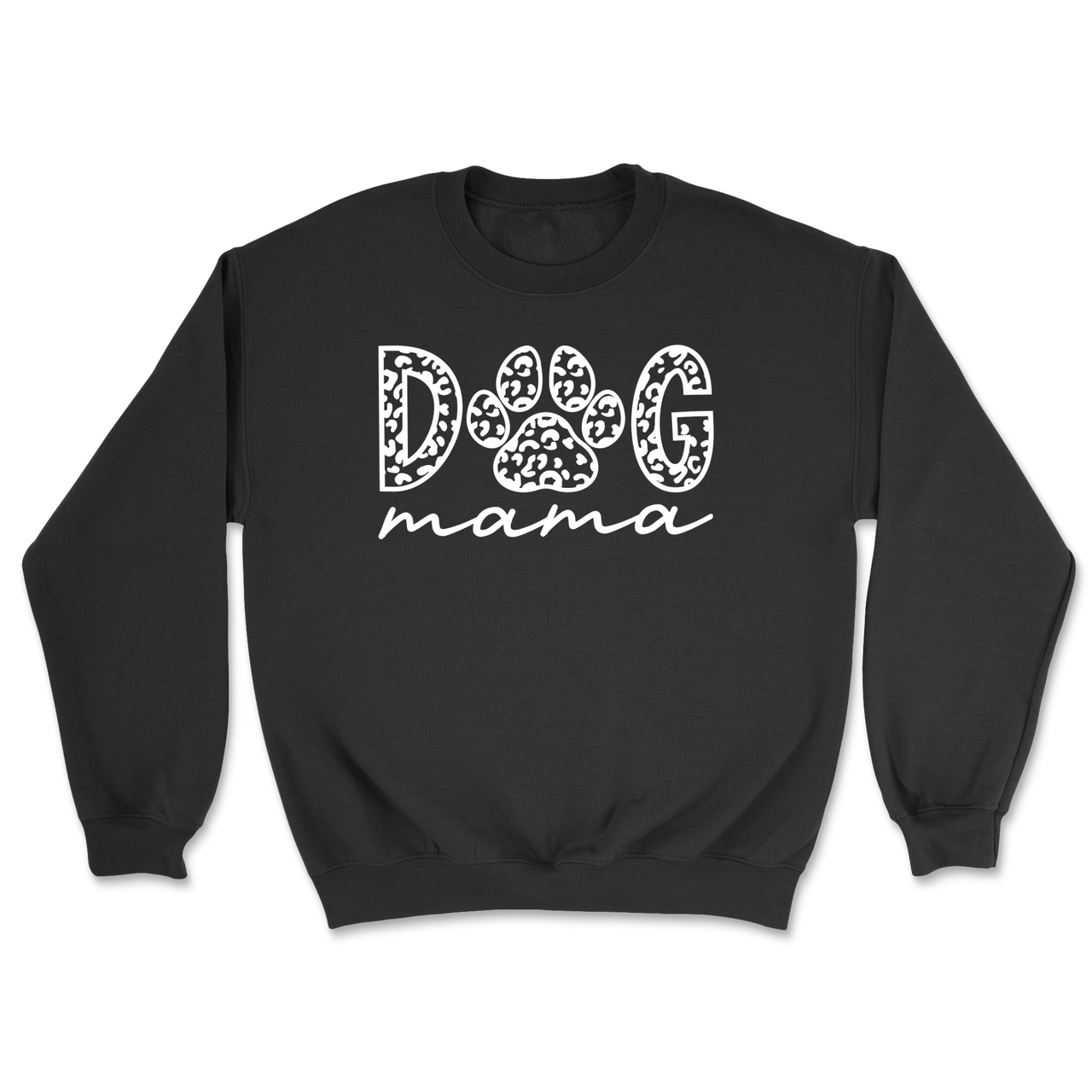 Dog Mama Paw Print Sweatshirt