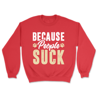 Dogs Over People Paw Print Sweatshirt