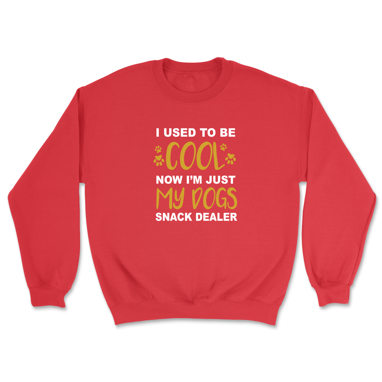 I Used To Be Cool Now I'm Just My Dogs Snack Dealer Sweatshirt