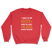I Used To Be Cool Now I'm Just My Dogs Snack Dealer Sweatshirt