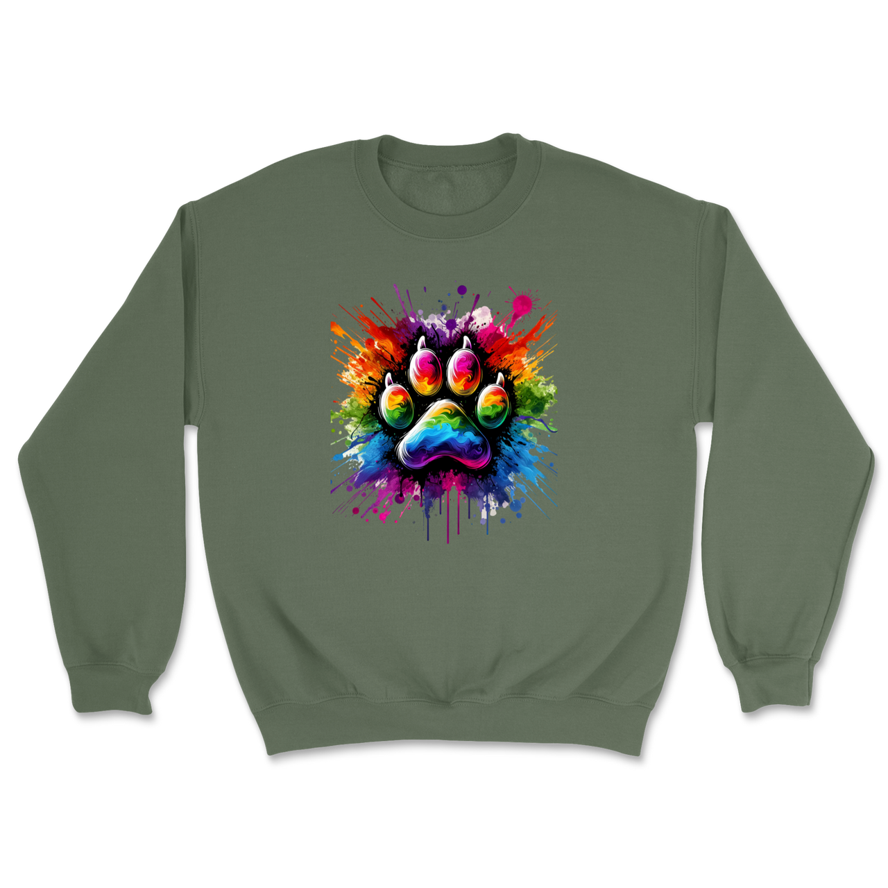 Paw Splainter Paw Print Sweatshirt