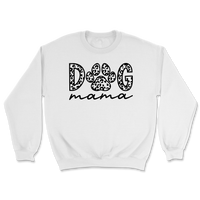 Dog Mama Paw Print Sweatshirt