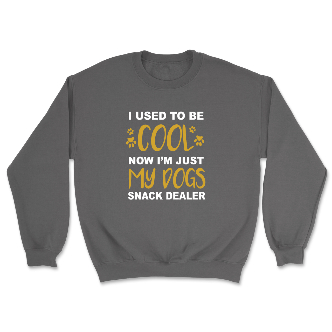 I Used To Be Cool Now I'm Just My Dogs Snack Dealer Sweatshirt