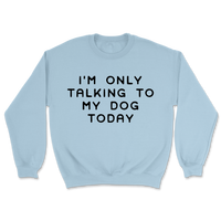 Talking To My Dog Today Sweatshirt