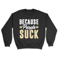 Dogs Over People Paw Print Sweatshirt