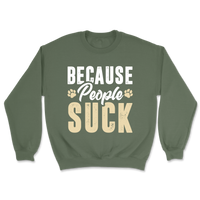 Dogs Over People Paw Print Sweatshirt