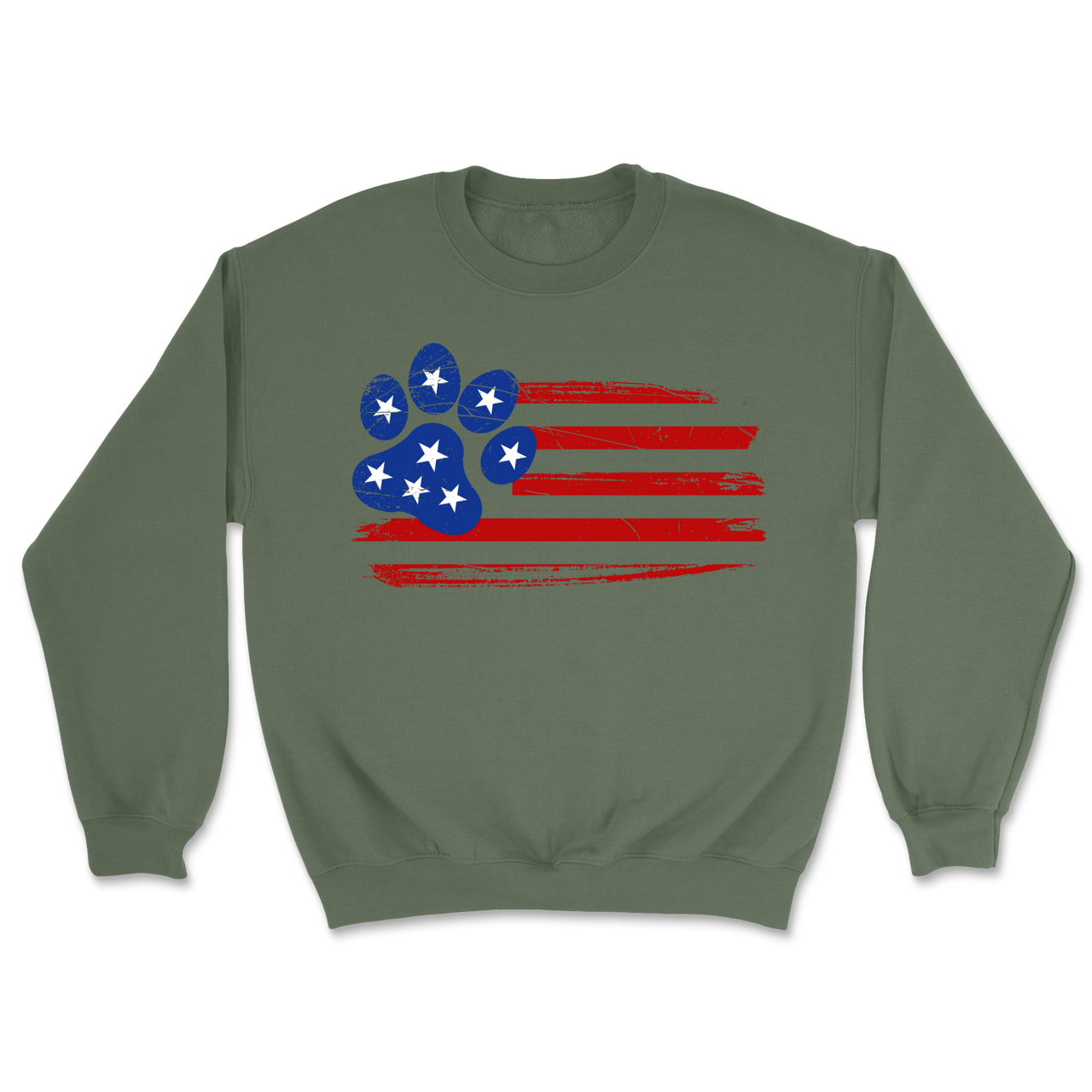 Paws Stars And Stripes Sweatshirt