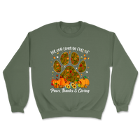 Live Full Of Paws, Thanks and Giving Sweatshirt
