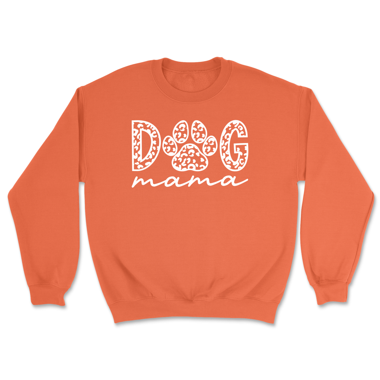 Dog Mama Paw Print Sweatshirt