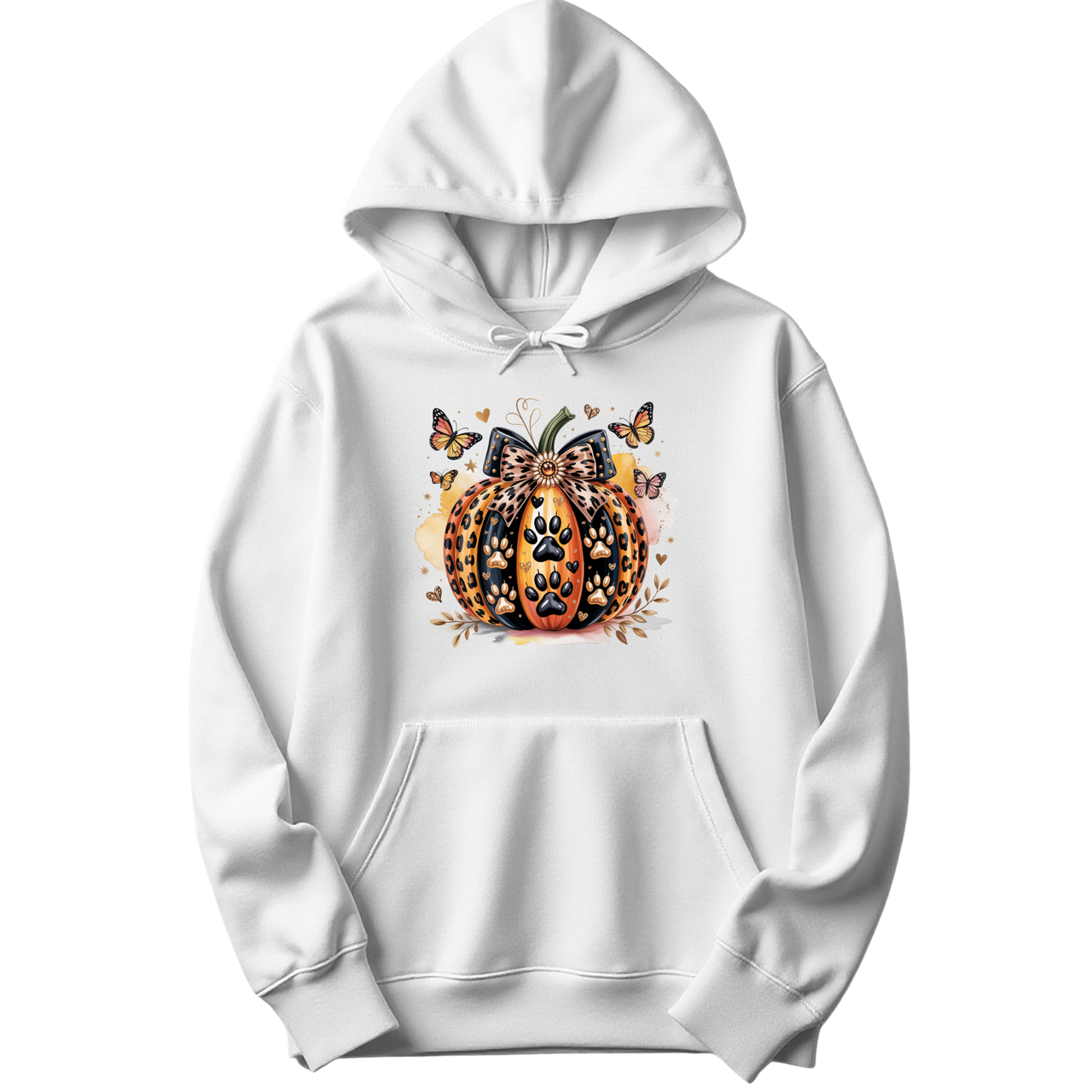 Dog Paw Pumpkin Hoodie