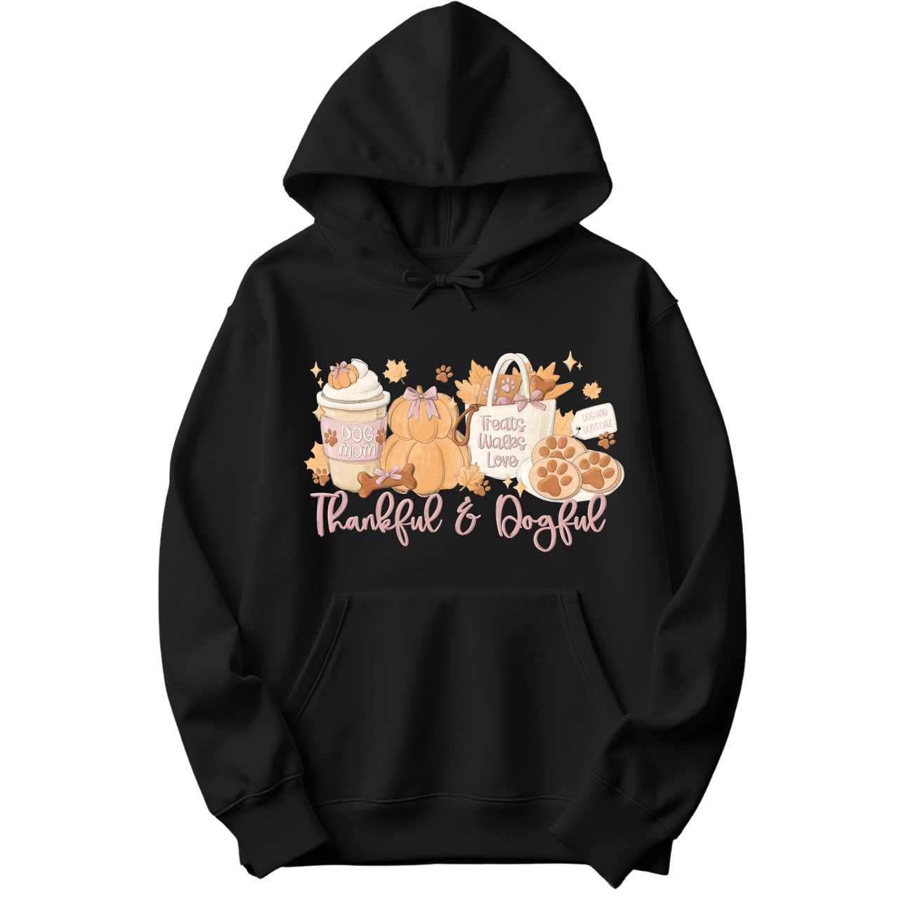 Thankful and Dogful Hoodie
