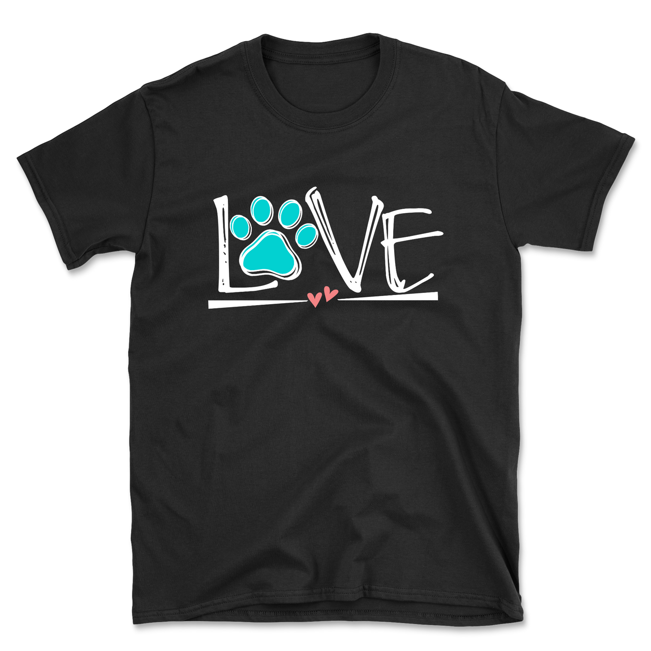 Love In Every Paw Print T-Shirt