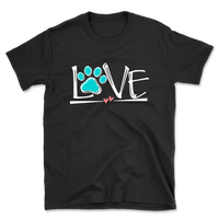 Love In Every Paw Print T-Shirt