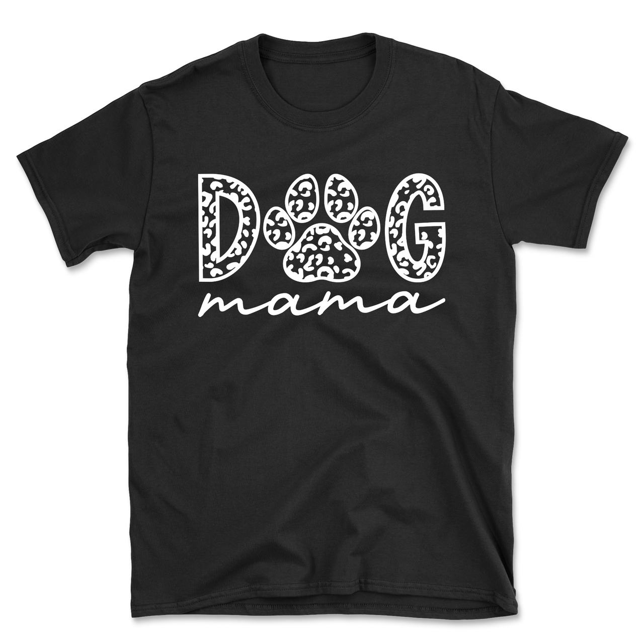 Dog Mama Paw Print T-Shirt