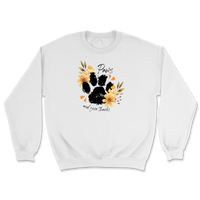 Paws and Give Thanks Floral Sweatshirt