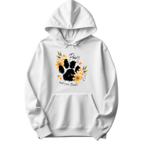 Paws and Give Thanks Floral Hoodie