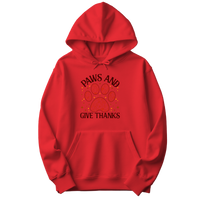 Autumn Paw Print Hoodie