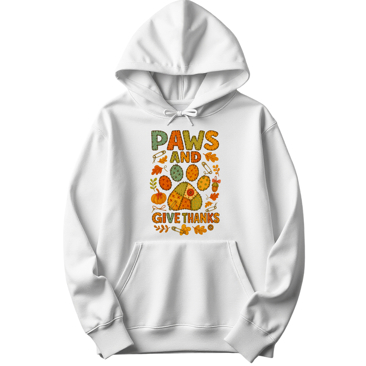 Paws and Give Thanks Hoodie