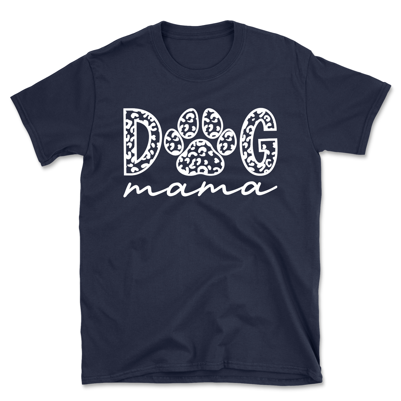 Dog Mama Paw Print T-Shirt
