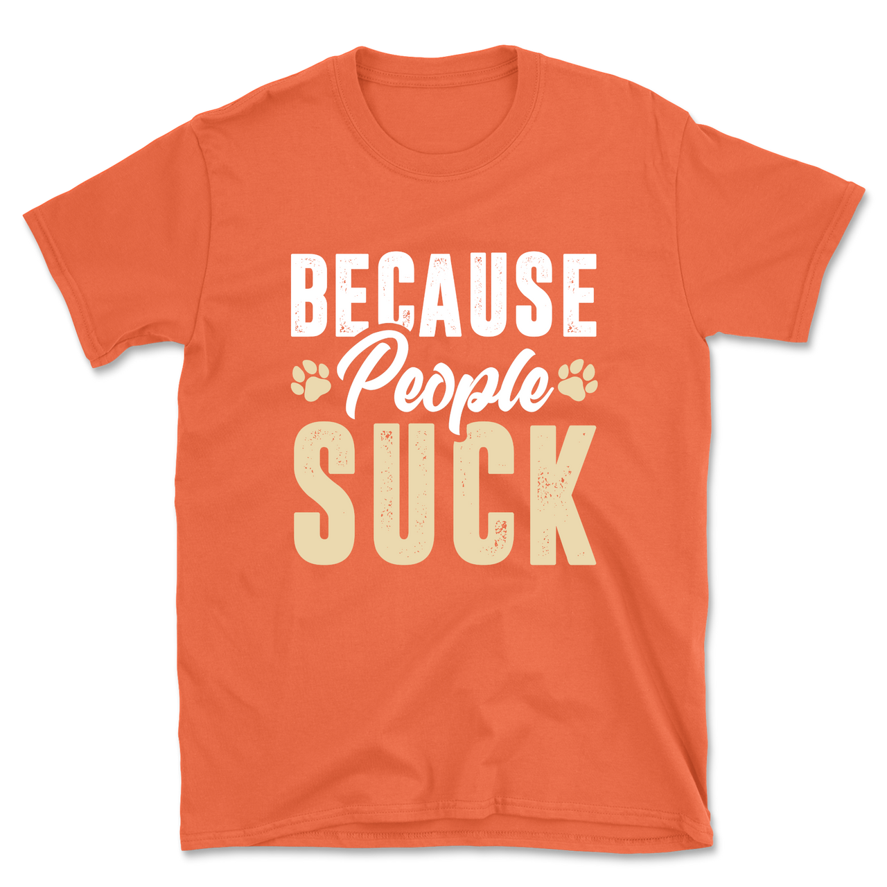 Dogs Over People Paw Print T-Shirt