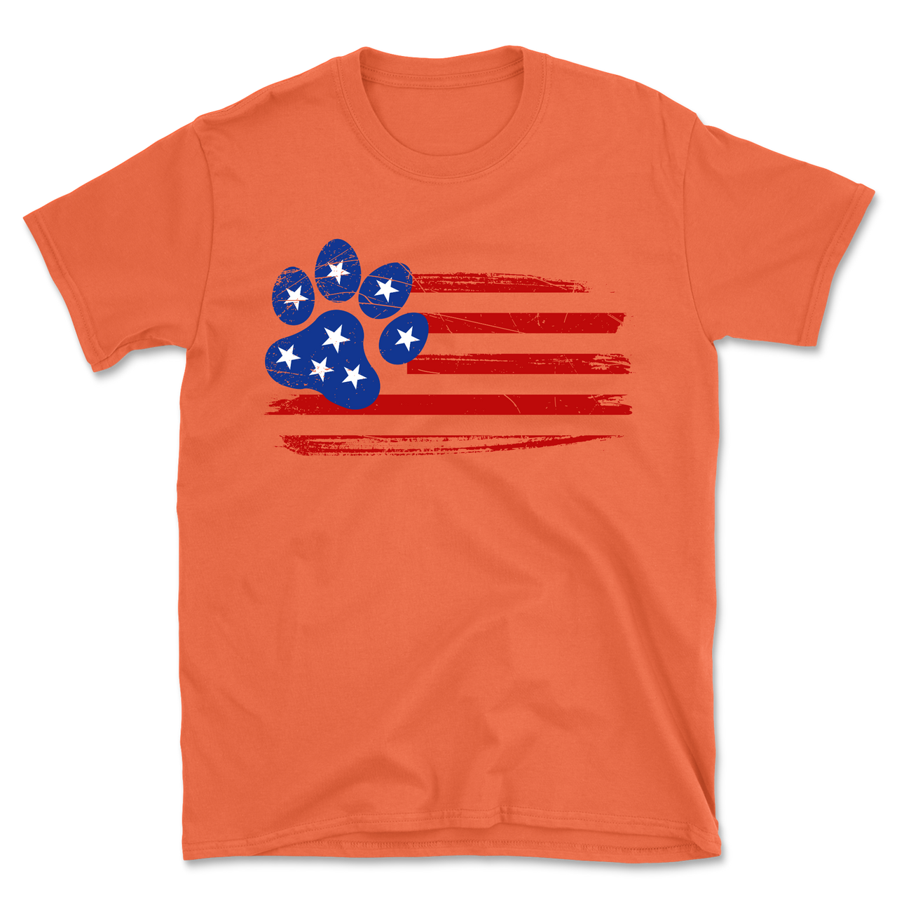 Paws Stars And Stripes T-Shirt