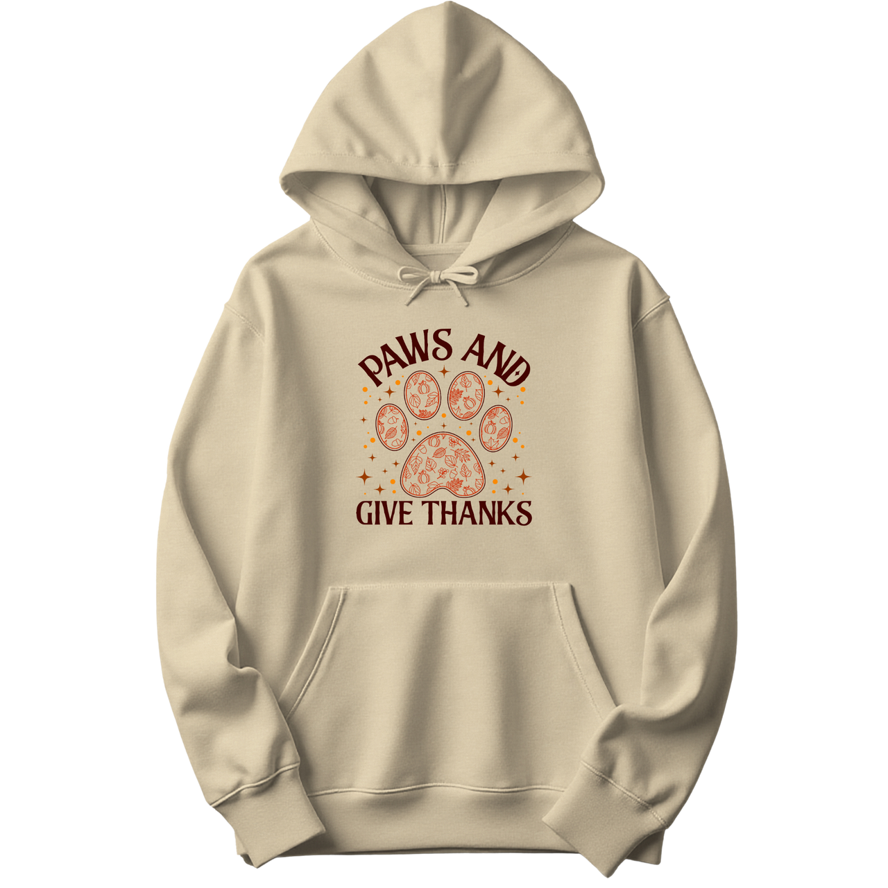 Autumn Paw Print Hoodie