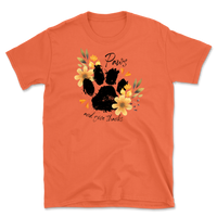Paws and Give Thanks Floral T-Shirt