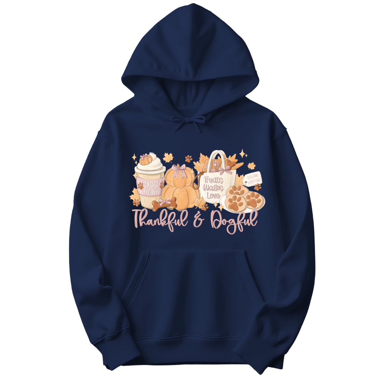 Thankful and Dogful Hoodie