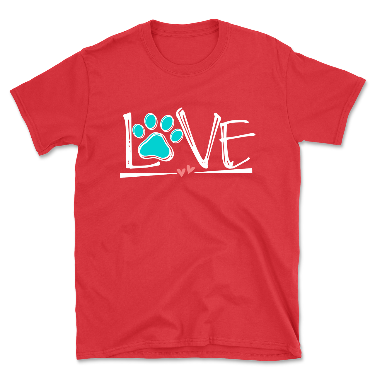 Love In Every Paw Print T-Shirt