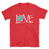 Love In Every Paw Print T-Shirt