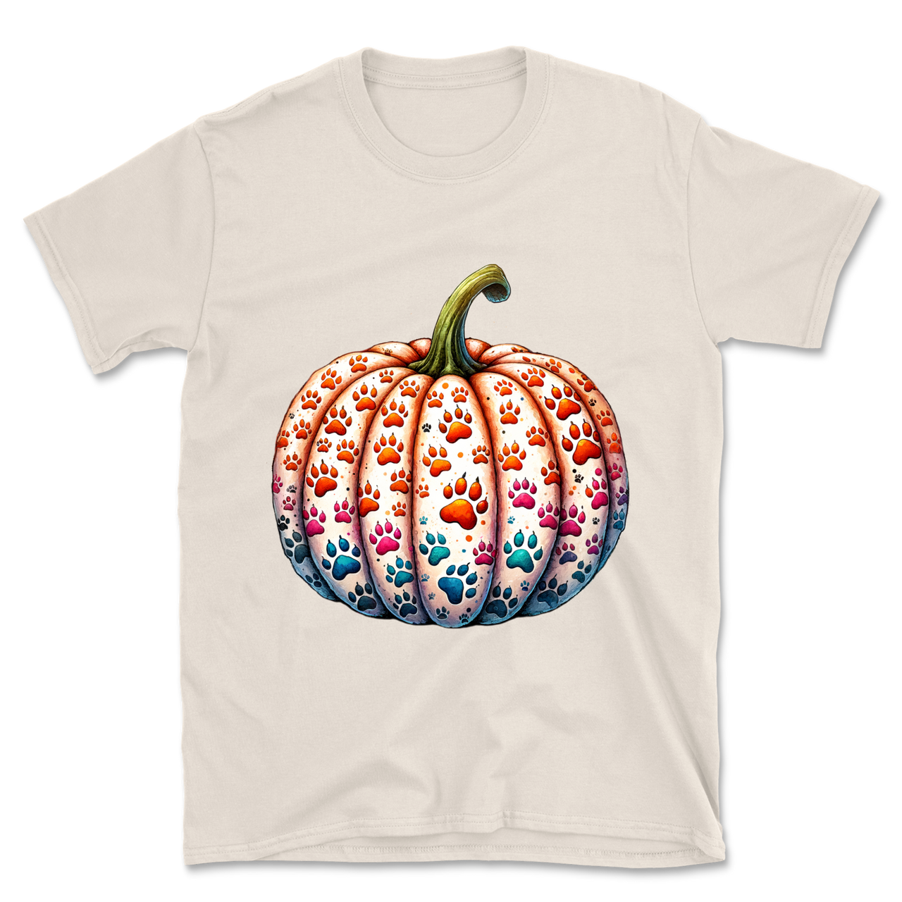 Thankful and Dogful Pumpkin T-Shirt