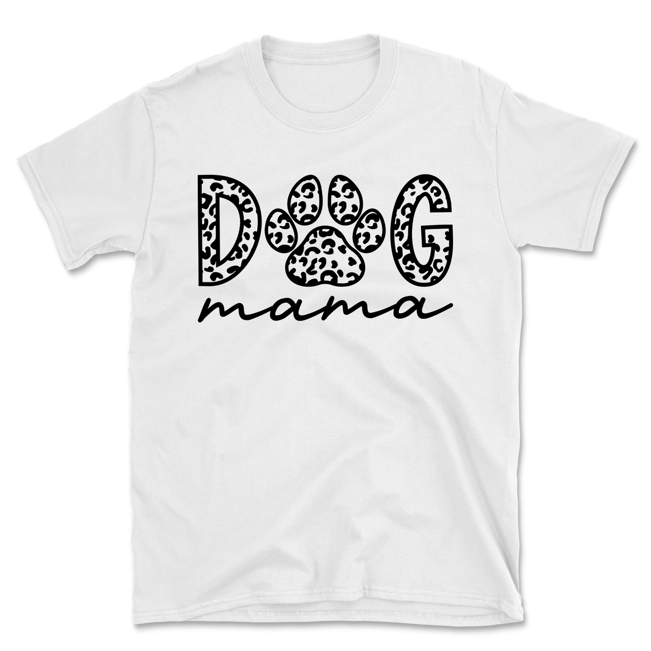 Dog Mama Paw Print T-Shirt