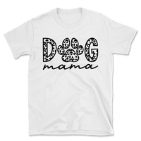 Dog Mama Paw Print T-Shirt