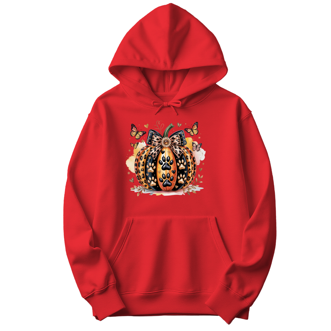 Dog Paw Pumpkin Hoodie
