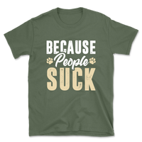 Dogs Over People Paw Print T-Shirt