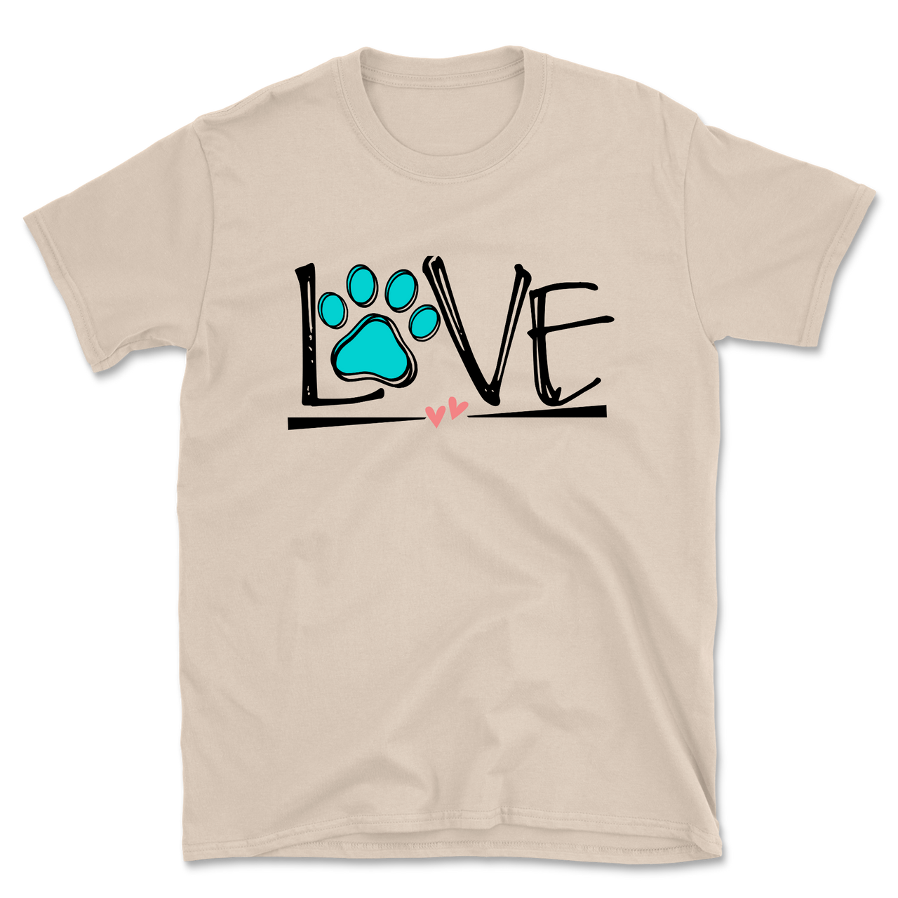 Love In Every Paw Print T-Shirt