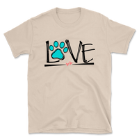 Love In Every Paw Print T-Shirt