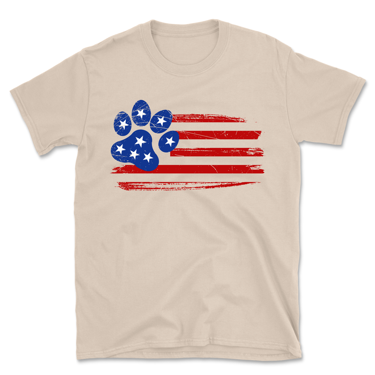 Paws Stars And Stripes T-Shirt