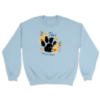 Paws and Give Thanks Floral Sweatshirt