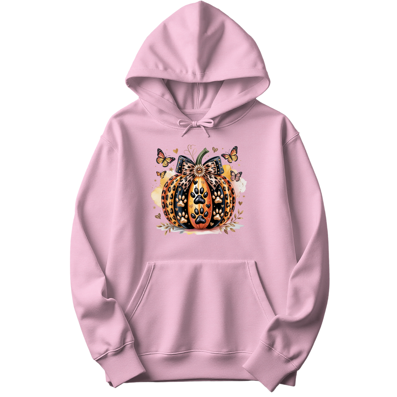 Dog Paw Pumpkin Hoodie