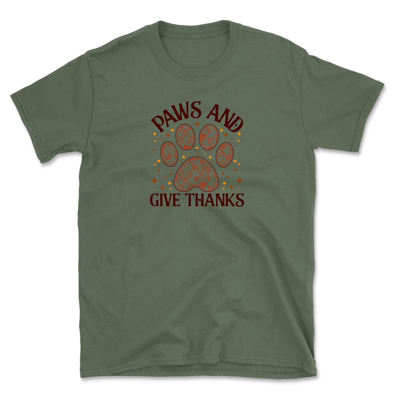 Autumn Paw Print T-Shirt