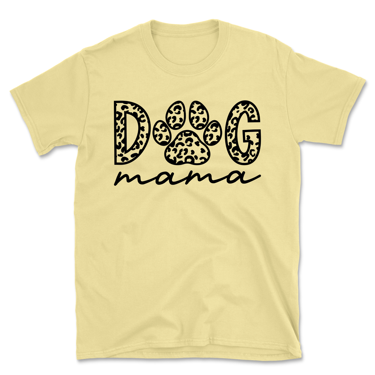 Dog Mama Paw Print T-Shirt