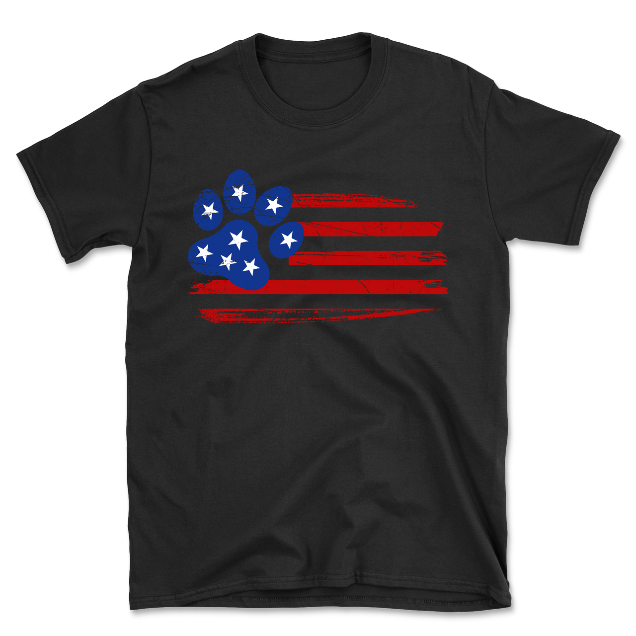 Paws Stars And Stripes T-Shirt