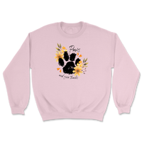 Paws and Give Thanks Floral Sweatshirt